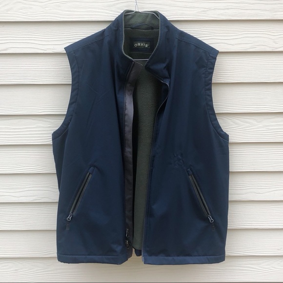 Men's Orvis Fleece-Lined Vest - Picture 2 of 8